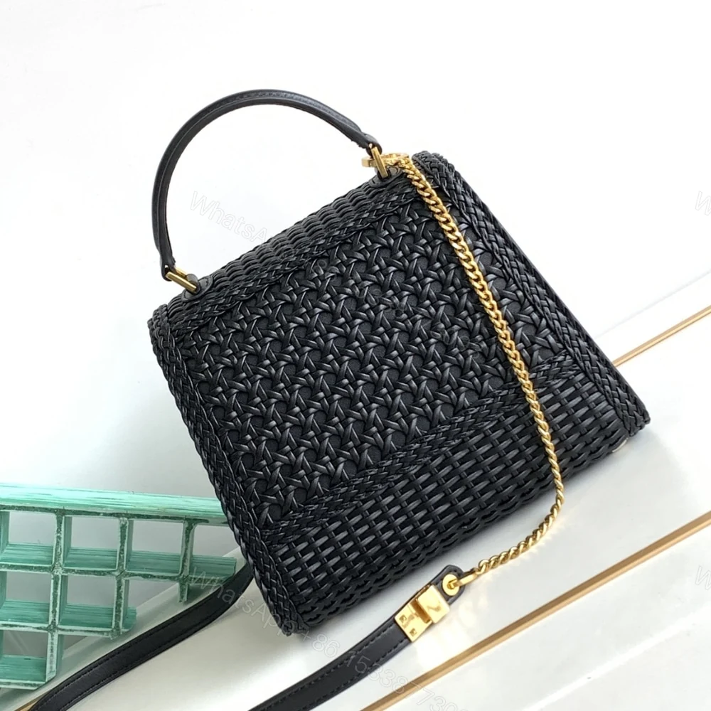 View 3 of VALENTINO VLOGO TOP HANDLE BAG BLACK 22CM