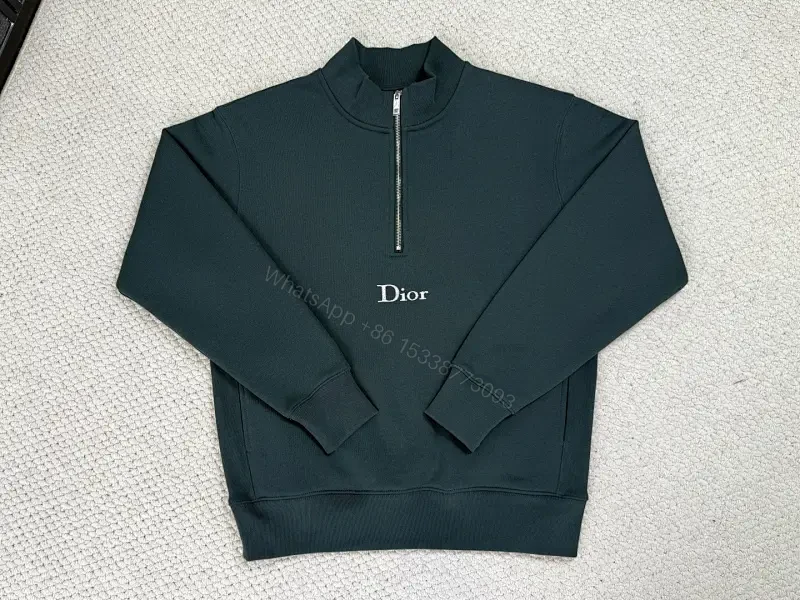 Structured Minimalist Pullover: Clean Zip-Front Comfort Crewneck — view 1