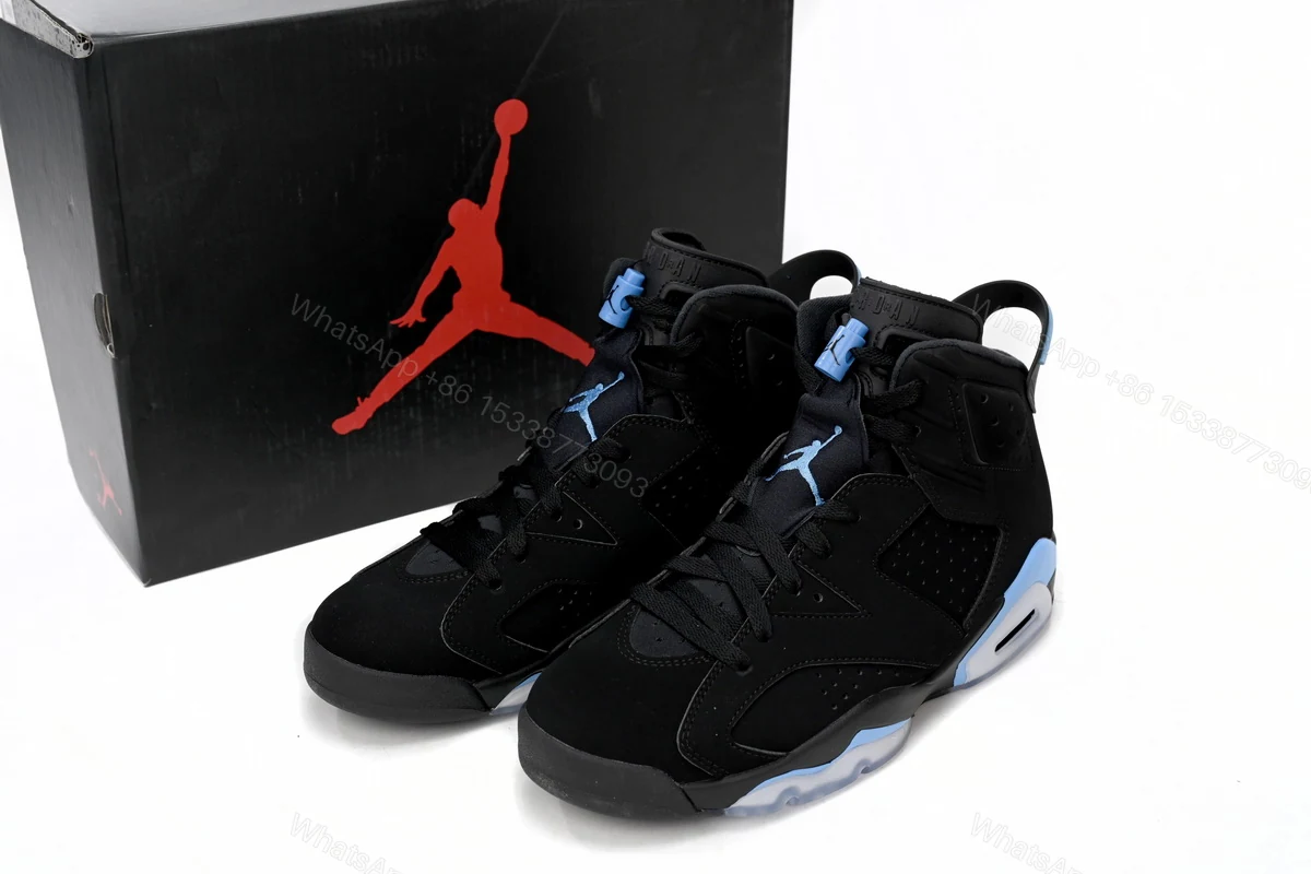 Air Jordan 6 Black Blue 384664-006 — view 2