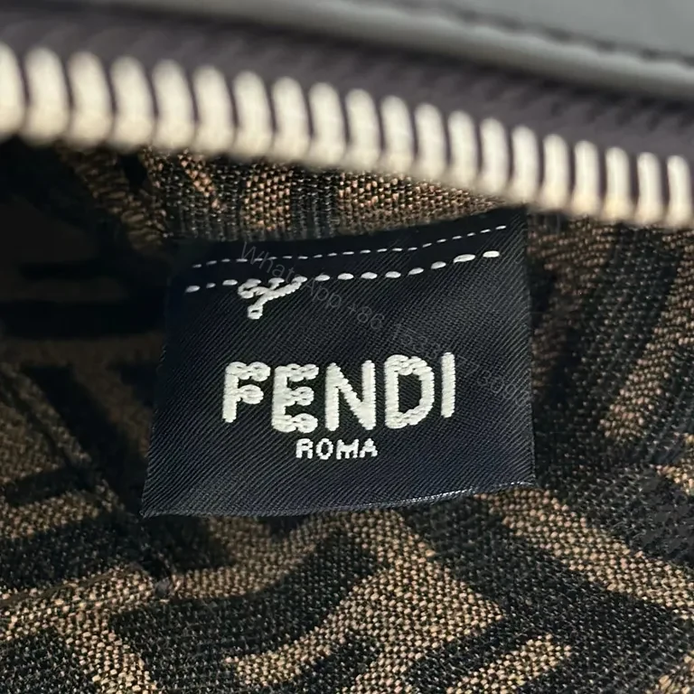 View 9 of Black Fendi Mini Bag: Structured, Luxury Everyday Crossbody