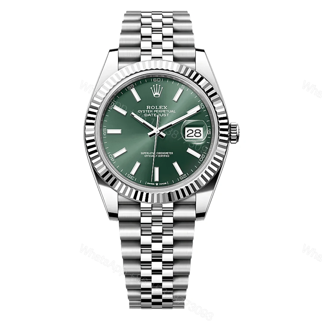 Rolex Datejust Green Dial Replica — view 1