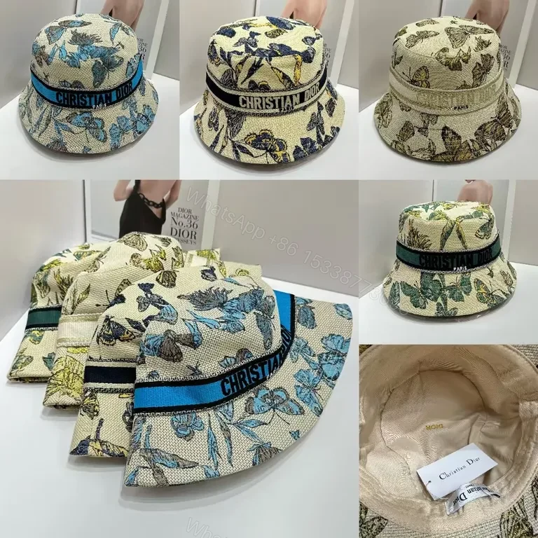 View 3 of Patterned Icon Bucket Hat: Premium Dior-Inspired Luxury Cap