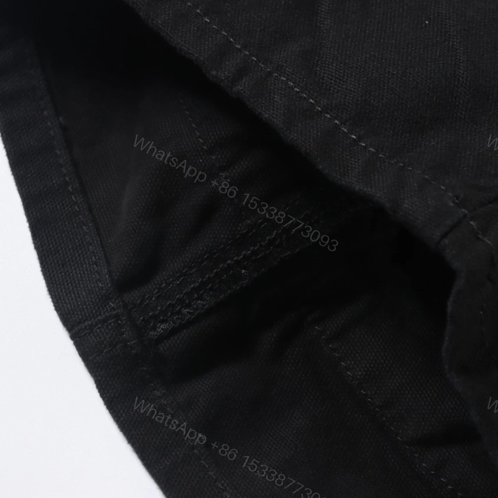 View 7 of 高仿LV*SS24系列1AFR0063金標LOGO工裝褲黑色