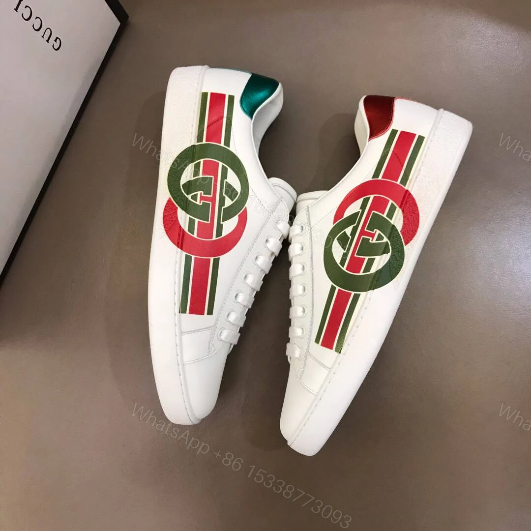 View 4 of GUCCI MEN’S ACE SNEAKER WITH INTERLOCKING G – GC8