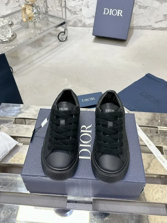 View 5 of Monochrome Dior-Driven Pattern Sneaker: Luxe Everyday footwear