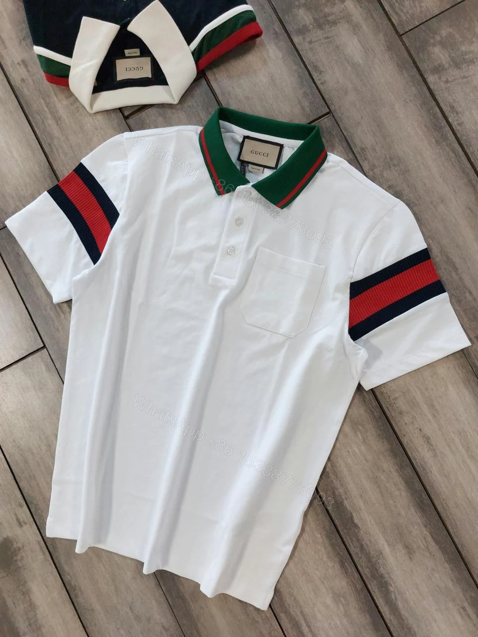 View 27 of Gucci Half Sleeve Polo Tees First Copy | Imported AAA+ Exclusive Replica