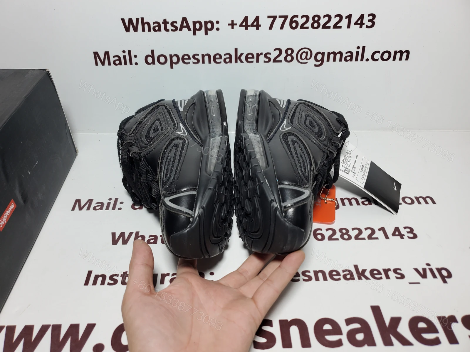 View 2 of Nike Air Max 98 TL Supreme Black DR1033-001