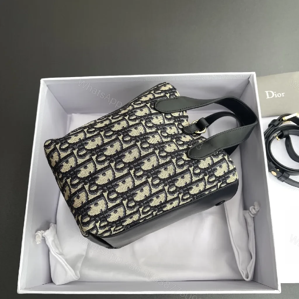 View 5 of Black Leather Mini Crossbody: Signature Monogram Compact Bag