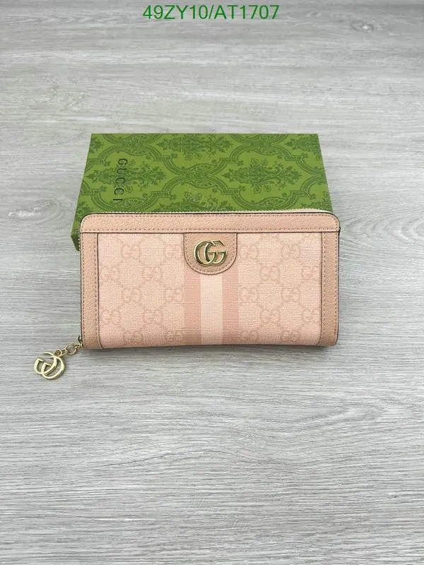 View 10 of Gucci Dupe Zip Around Wallet with Gold-Toned Hardware GG Supreme TQN532