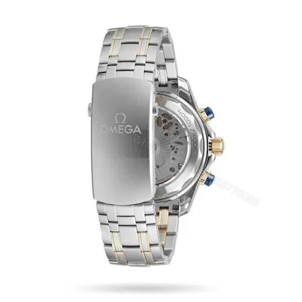 View 6 of Replica Omega Seamaster Men Automatic Blue Stainless Steel Watch O21020445103001