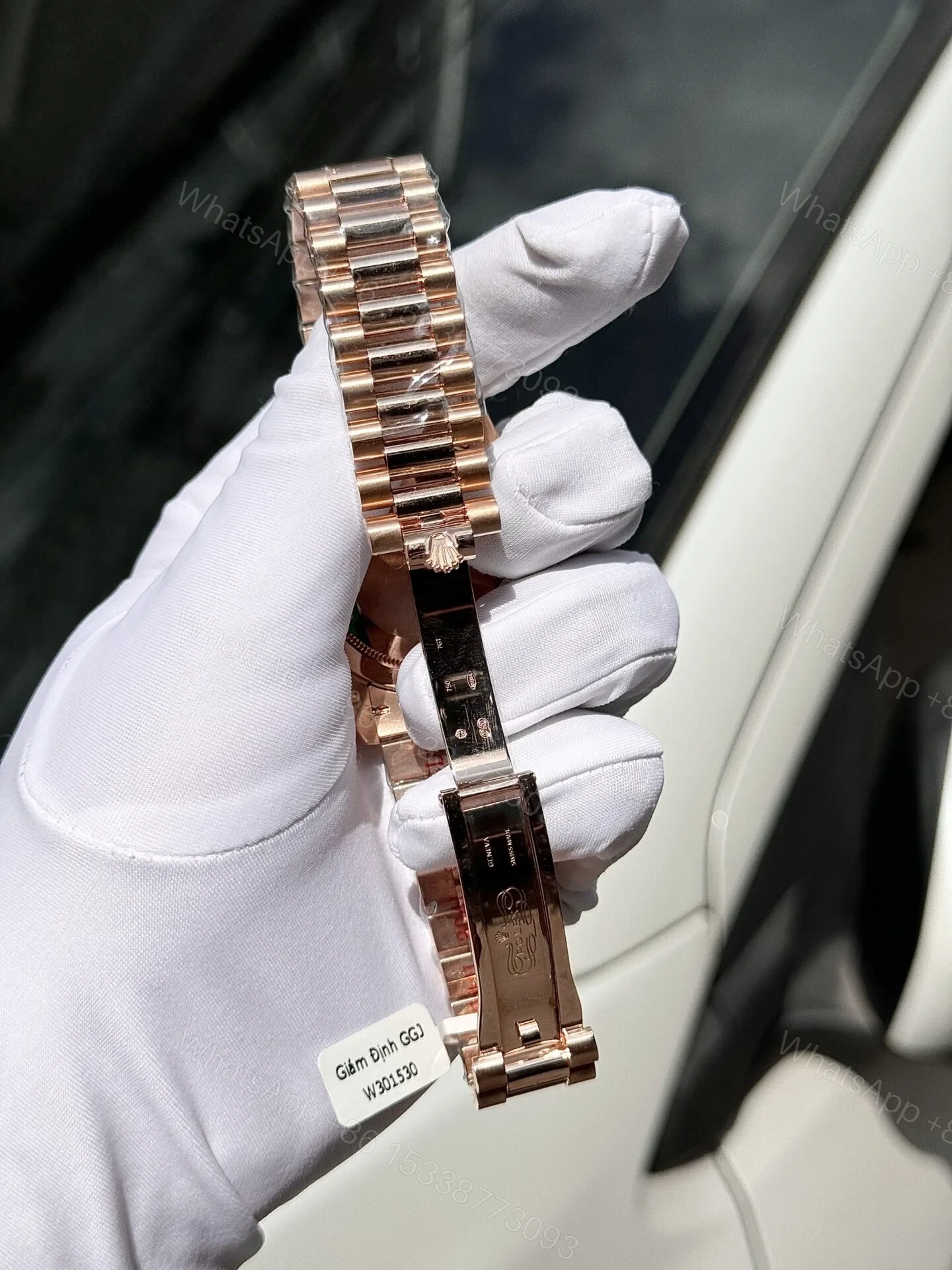 View 7 of Superclone Rolex Day-Date Diamond-Paved Dial 128235-0039 36 mm
