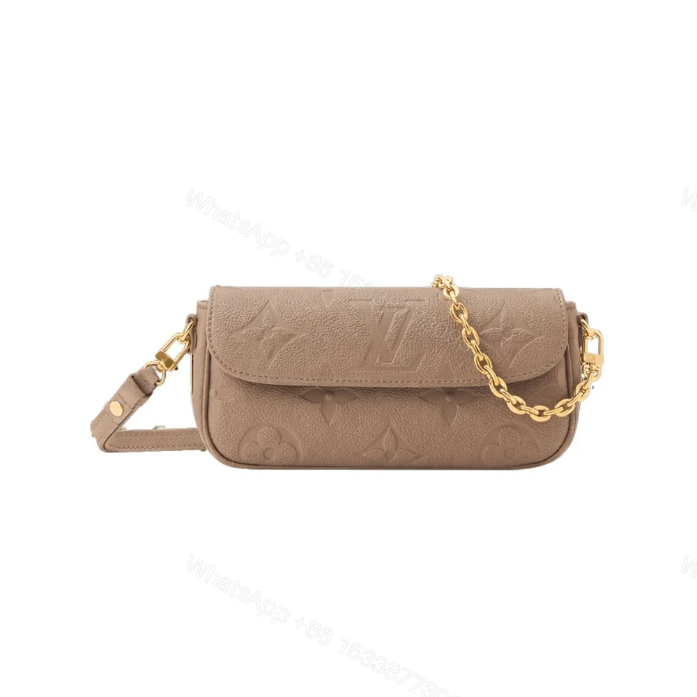 Louis Vuitton Wallet On Chain Ivy Monogram Empreinte Greige 23Cm — view 1