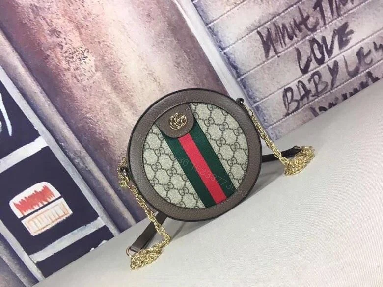 Gucci Ophidia GG mini round Shoulder bag women — view 1