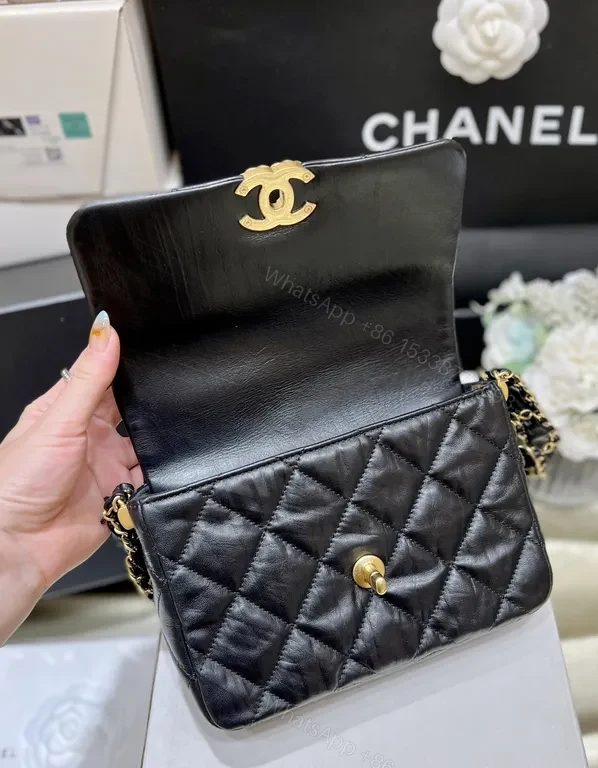 View 2 of Chic Quilted Crossbody with Gold Emblem - Luxe Everyday