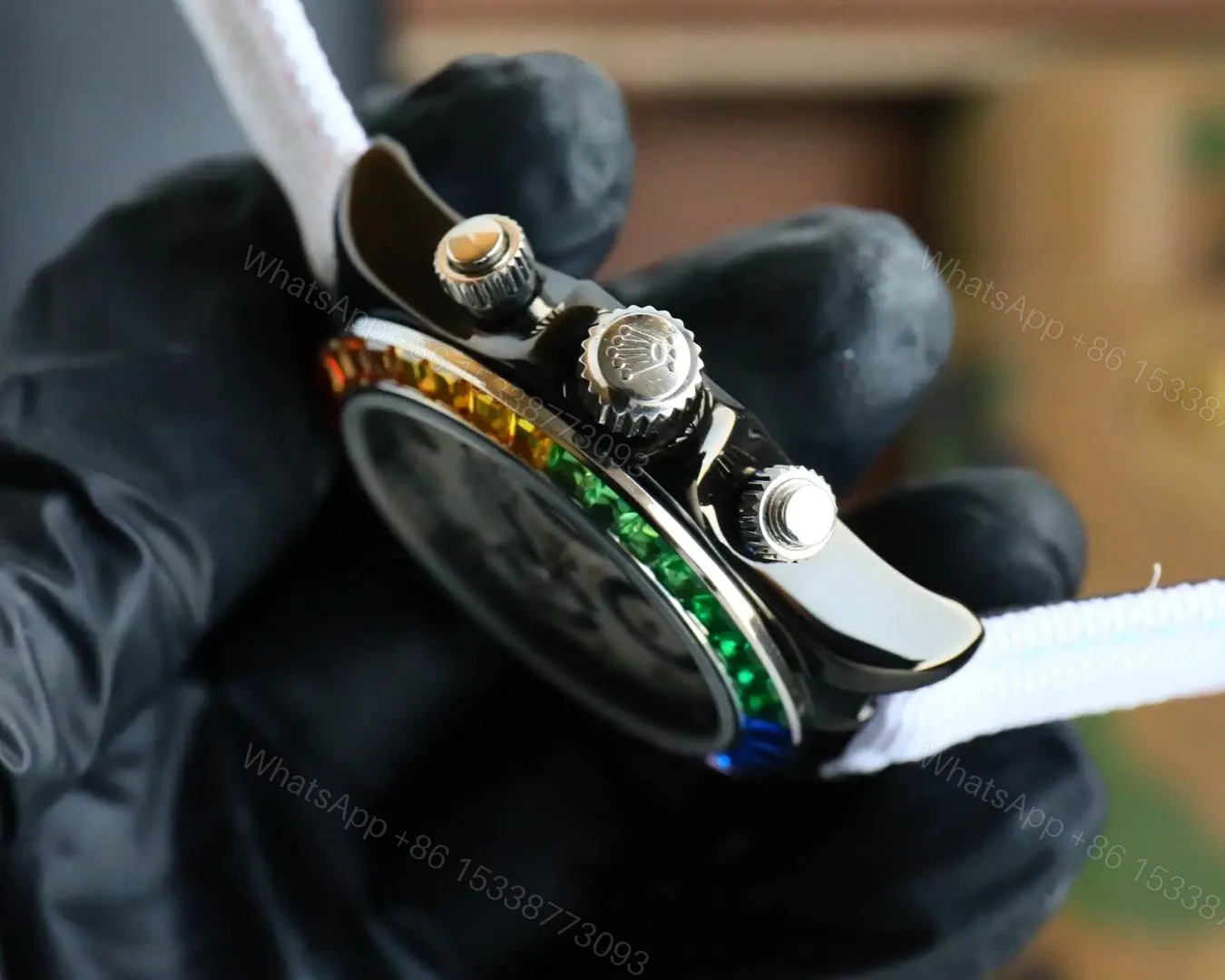 View 4 of Rolex Daytona Rainbow White Dial Edition 40mm 116599RBOW
