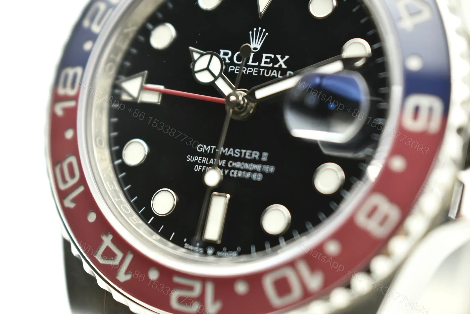 View 5 of Rolex GMT-Master II Pepsi Oyster Watch Ultimate 40MM 126710BLRO-0002