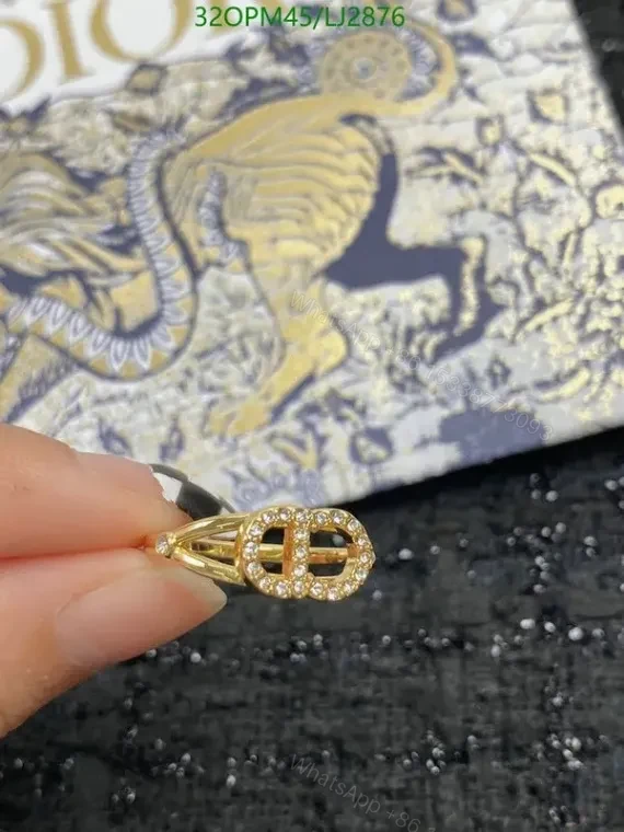 View 5 of CD Dior Gold Ring for Women – Model LJ28767