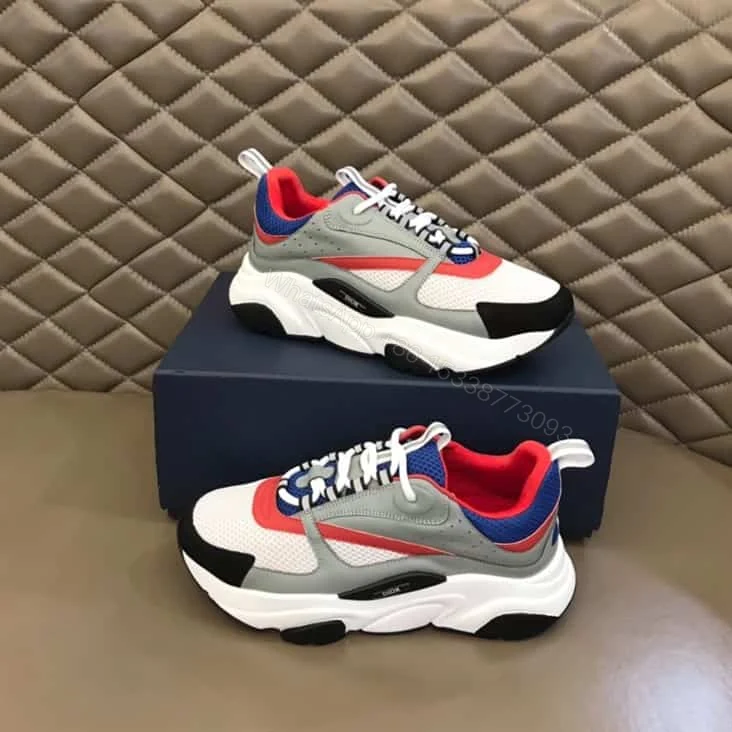 View 2 of B22 SNEAKER TECHNICAL MESH WITH AND CALFSKIN – CD96