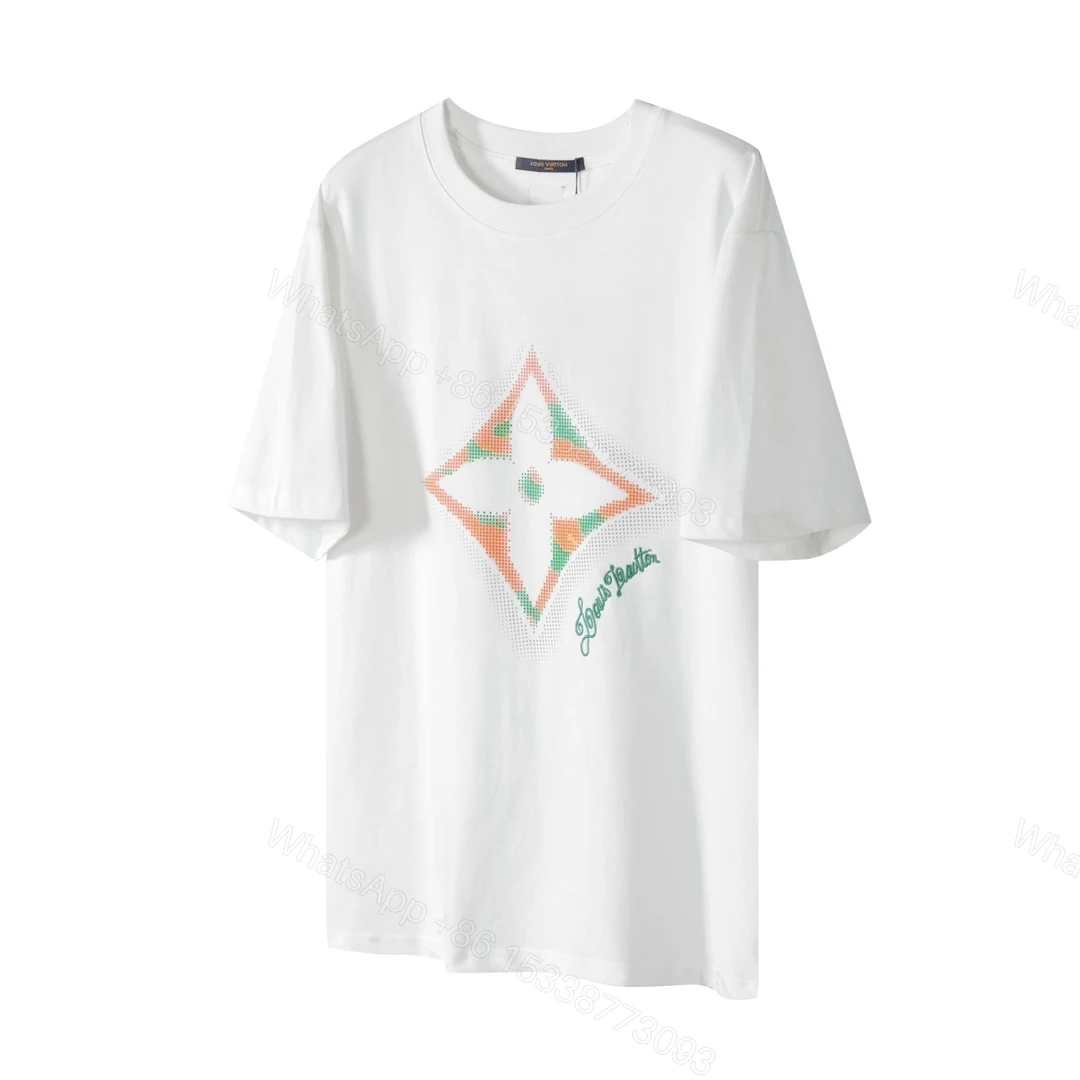 LV 一比一白色短袖T恤 彩色Monogram花紋圖騰 夏日活力印花款 — view 1