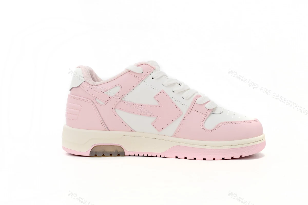 View 12 of OFF-WHITE Out Of Office OOO Low Tops White Light Pink OWIA259F21LEA0010130