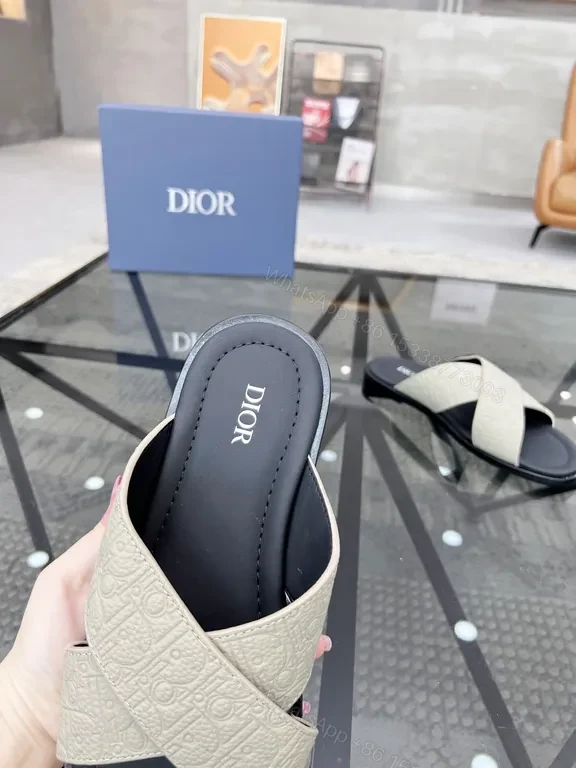 View 7 of Criss-Cross Leather Sandals: Luxe, Comfortable, Dior-Inspired