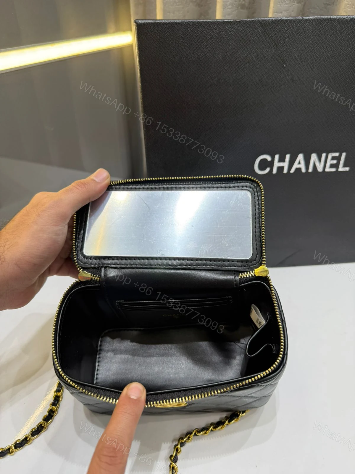 View 5 of FIRST COPY CHANEL 24B VANITY CASE BAG