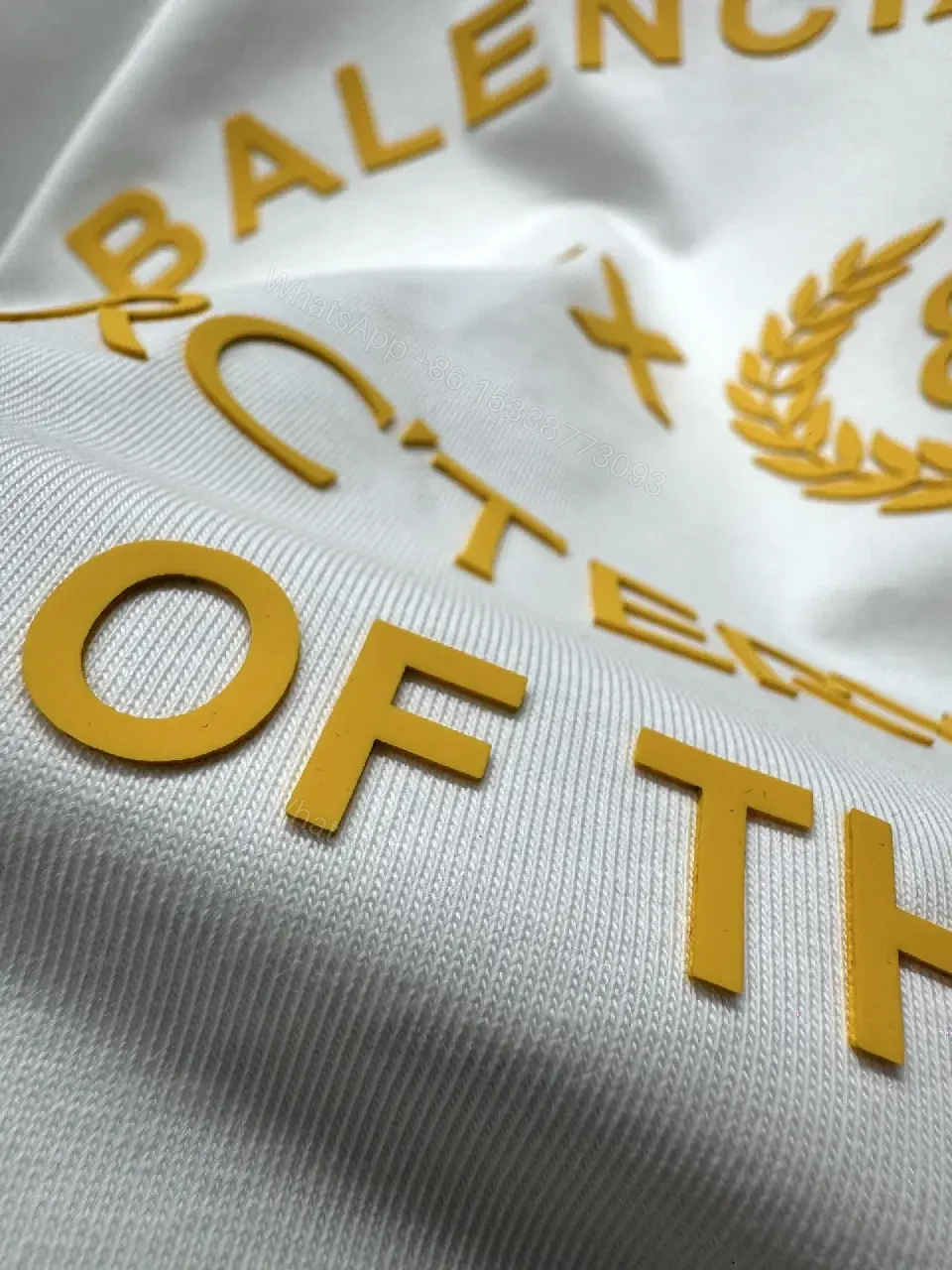 View 7 of Graphic-Statement Tee with Luxe Gold Print, Unisex Short Sleeve