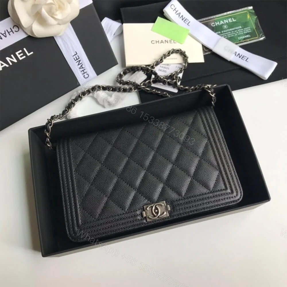 View 2 of Chanel BOY CHANEL Wallet On Chain