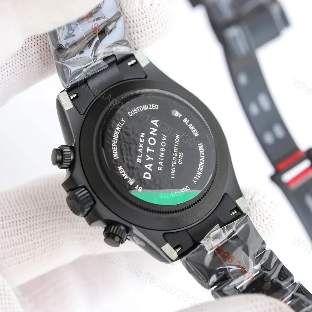 View 8 of Rolex Daytona Kashmir Green 40mm Black Oyster Bracelet Premium Edition ROLEX-DAYTONA-GRN-BLK-40