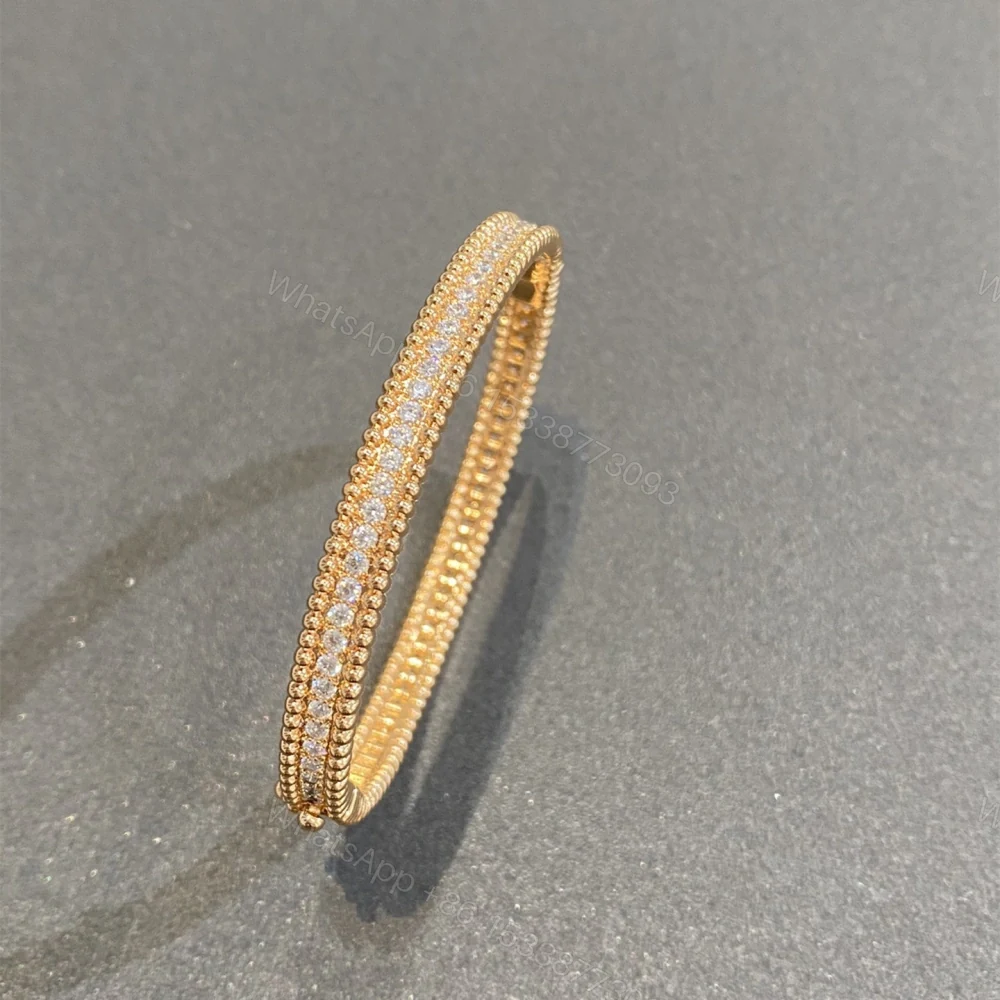 View 3 of 高仿首飾VanCleef&Arpels*RP27D00單排鑲鑽玫瑰金手鐲