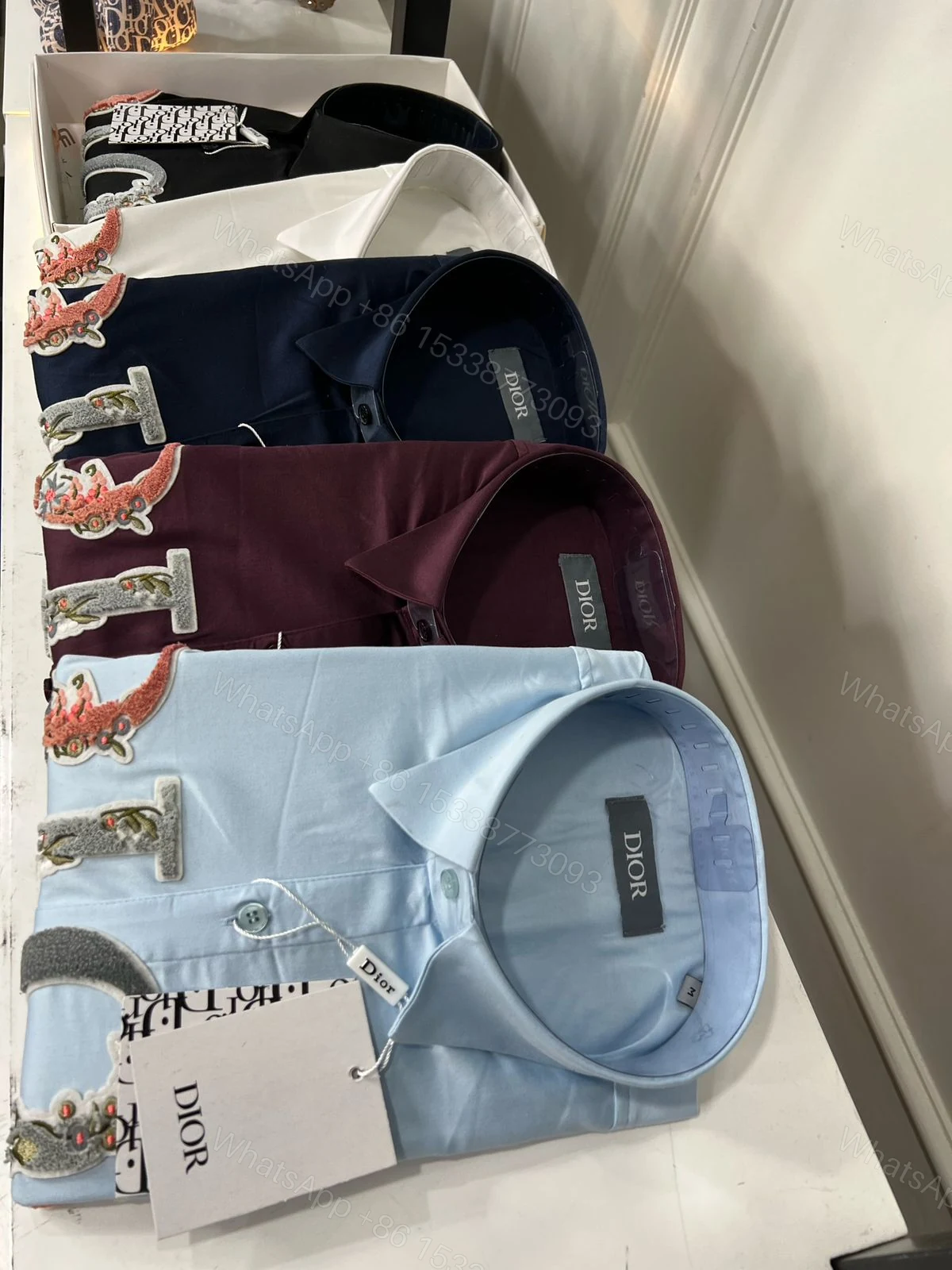 View 15 of FIRST COPY CHRISTIAN DIOR IMPORTED LYCRA FABRIC FULL SLEEVE SHIRT