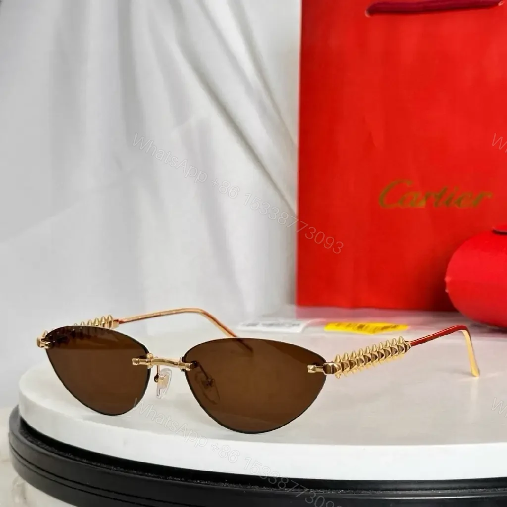 View 2 of Gold Frame Sunglasses with Beaded Temples, Gradient Lenses