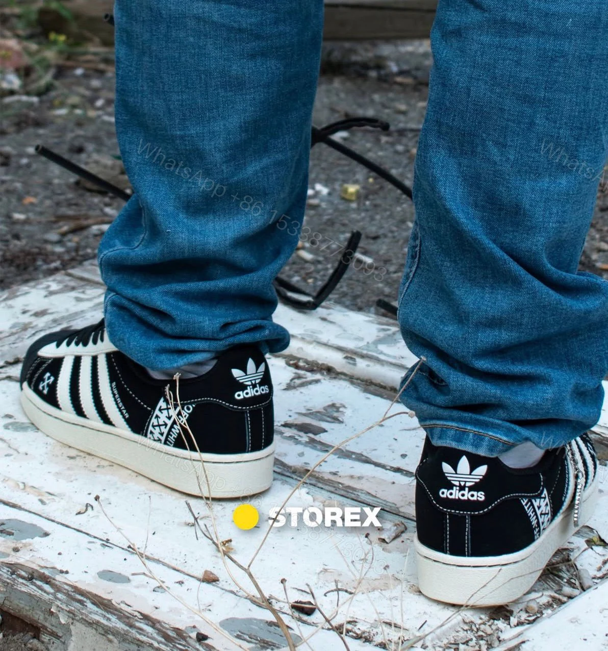 View 5 of First Copy Adidas Superstar Off White
