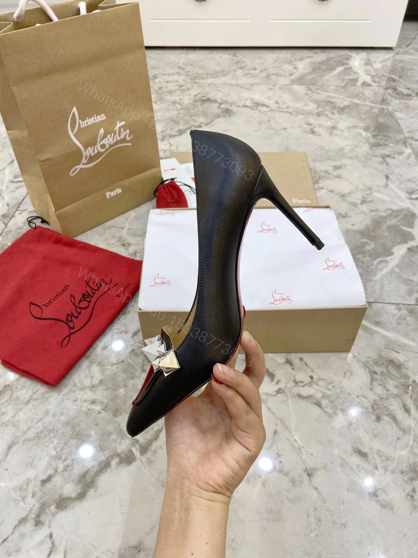 View 4 of Christian Louboutin Wedges Flats