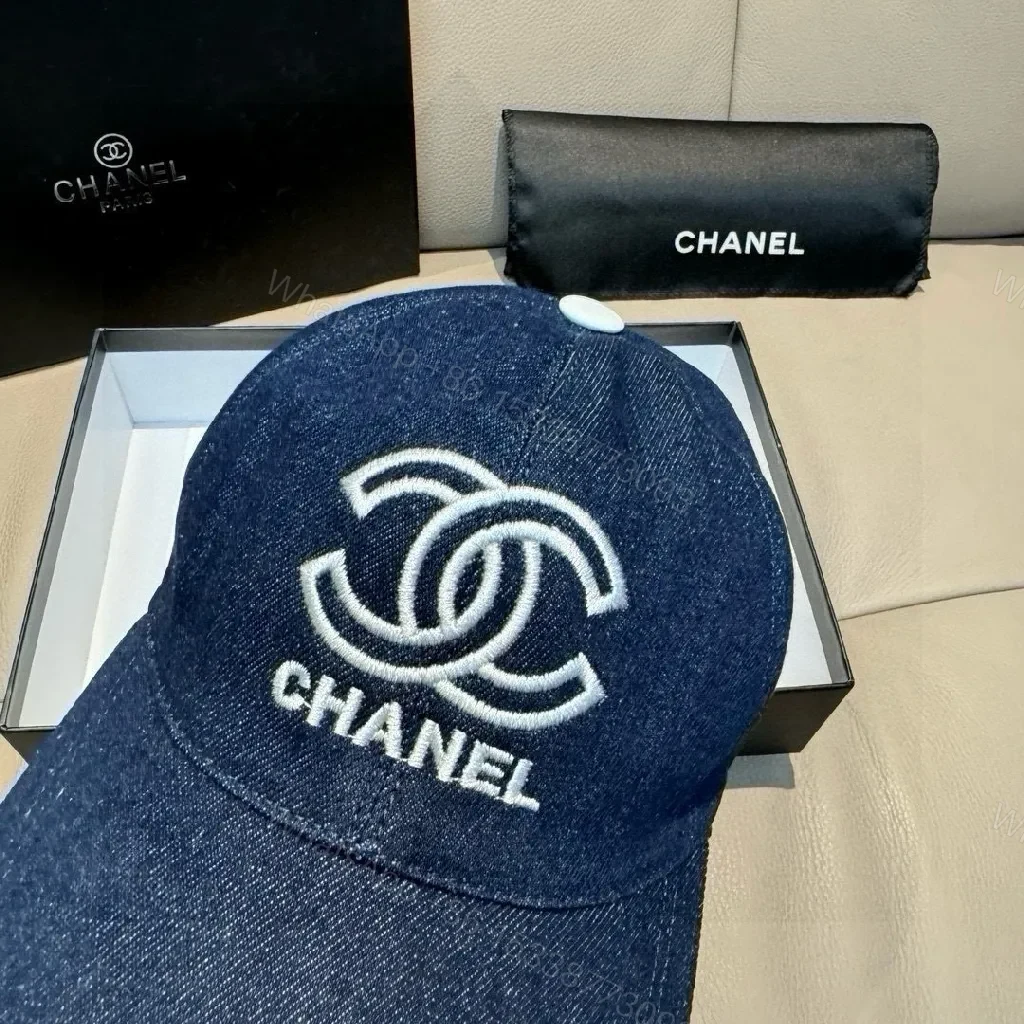 View 8 of Denim Logo Cap: Bold Couture, Everyday Comfort