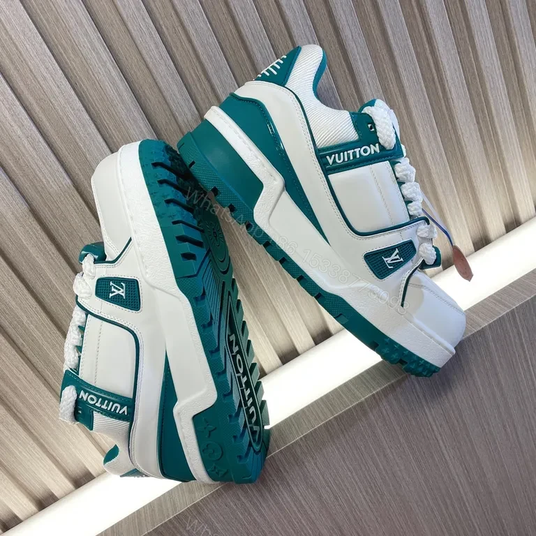 View 4 of Chunky Luxe Trainer: Modern Sculpted Silhouette, LV-Inspired Details