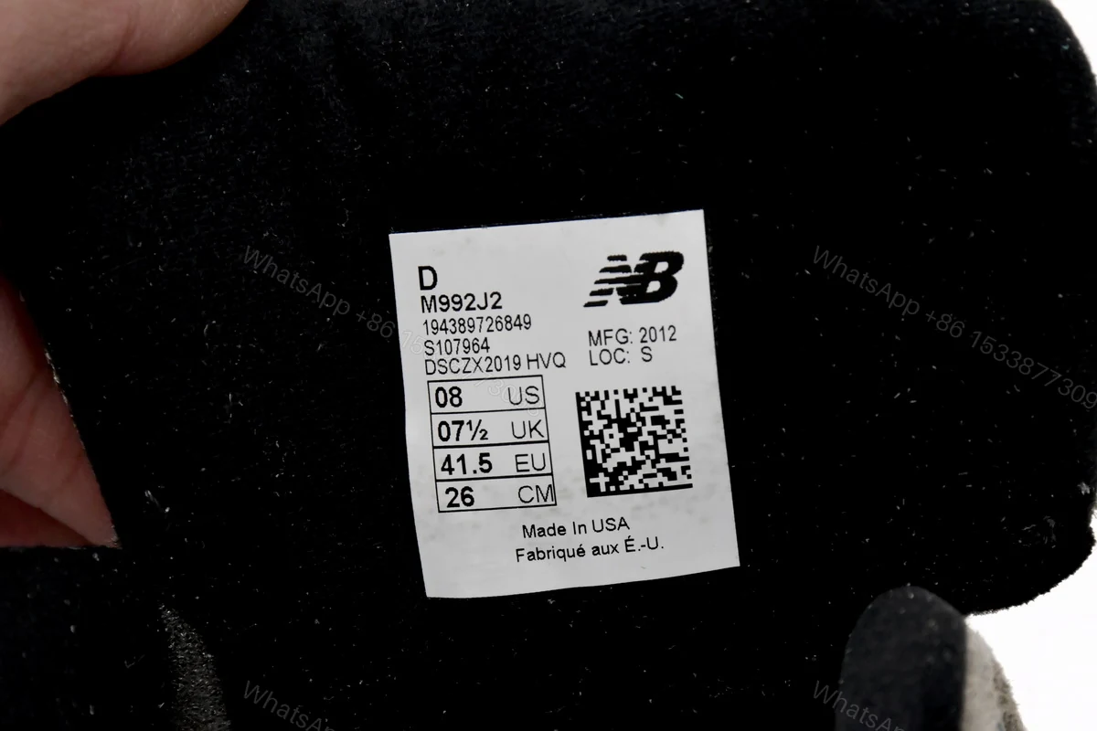 View 10 of JJJJound x New Balance 992 Grey M992J2