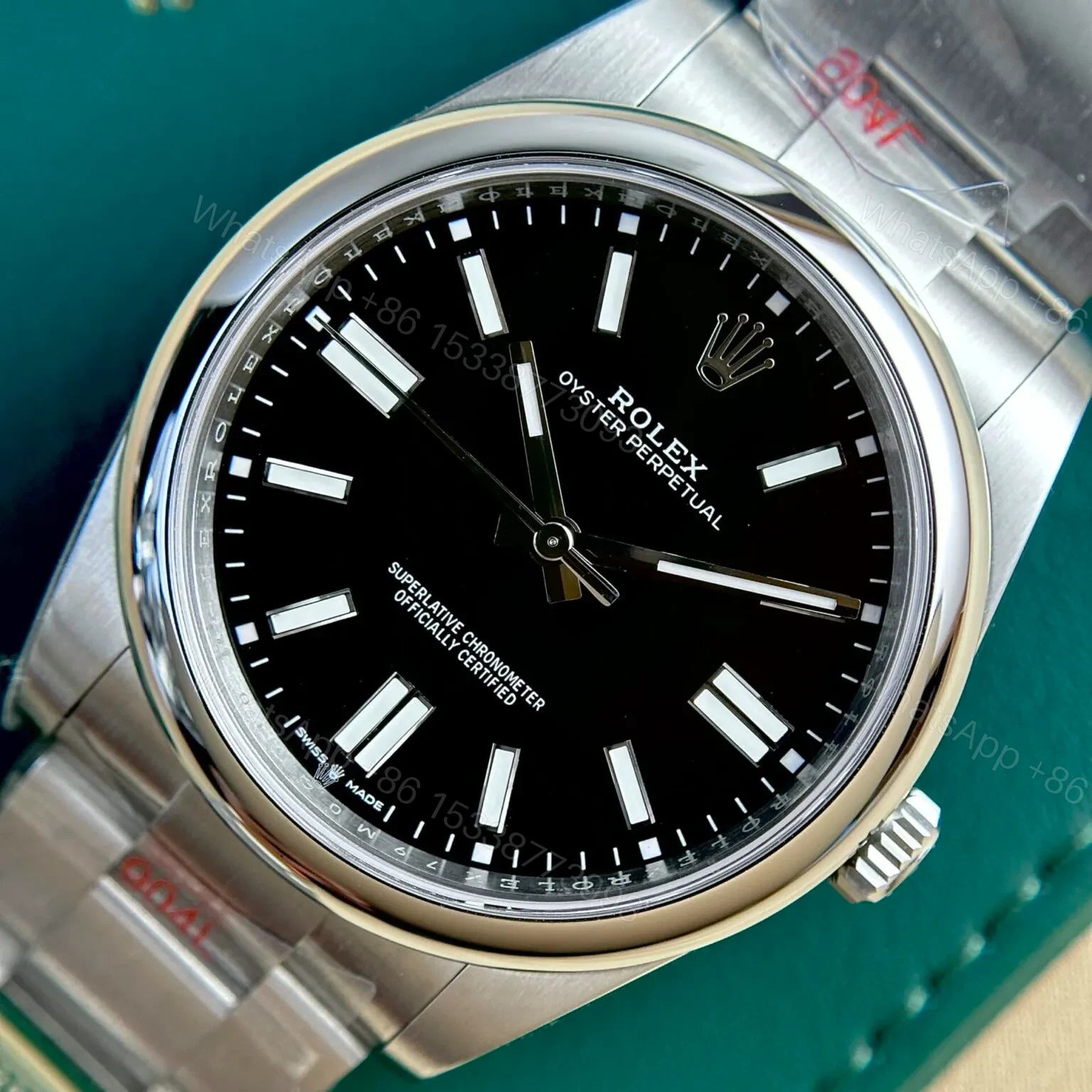 View 4 of Replica Rolex Oyster Perpetual Black Dial 124300 41 mm
