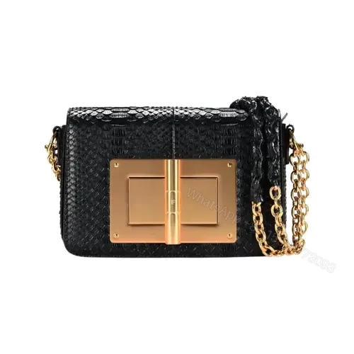 TOM FORD NATALIA PYTHON LEATHER BAG — view 1