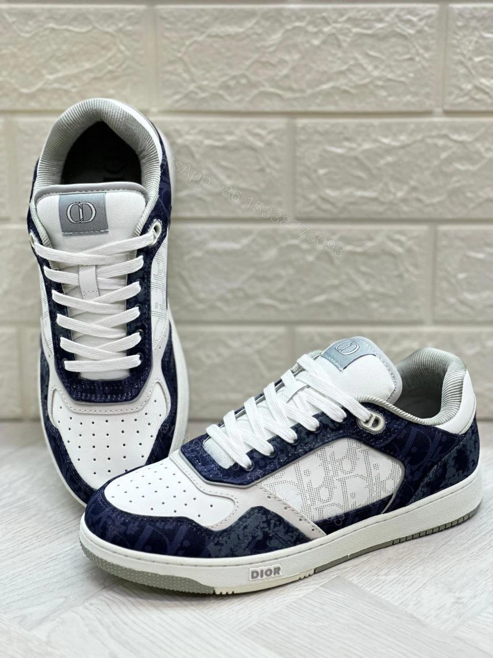 View 3 of Dior Low-Top Sneaker with Technical mesh lining