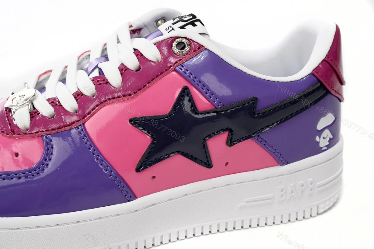 View 8 of A Bathing Ape Bape Sta Low Purple Mirror Surface 1H20 191 046