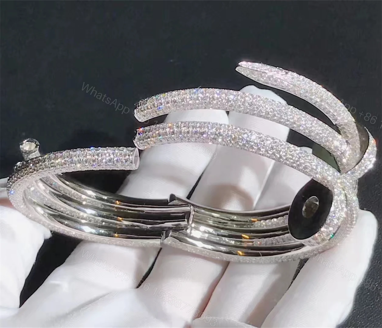 View 3 of Juste un Clou cuff bracelet