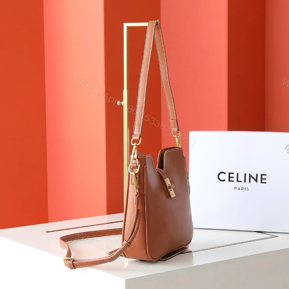 View 3 of CELINE SMALL CAMILLE 16 SOFT BAG TAN 24CM 120693FX9 04LU