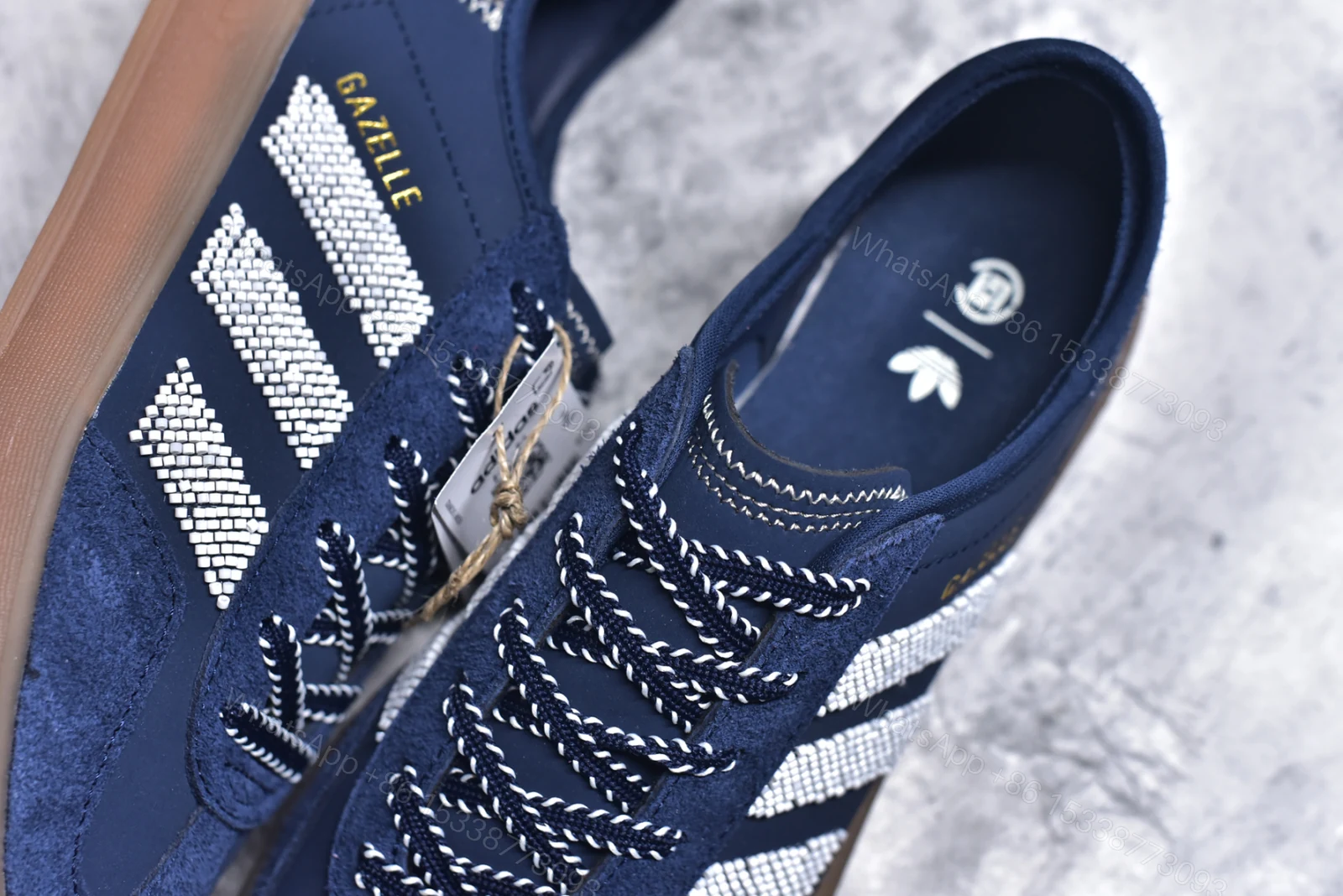 View 6 of Clot x Adidas Originals GAZELLE Blue Reps