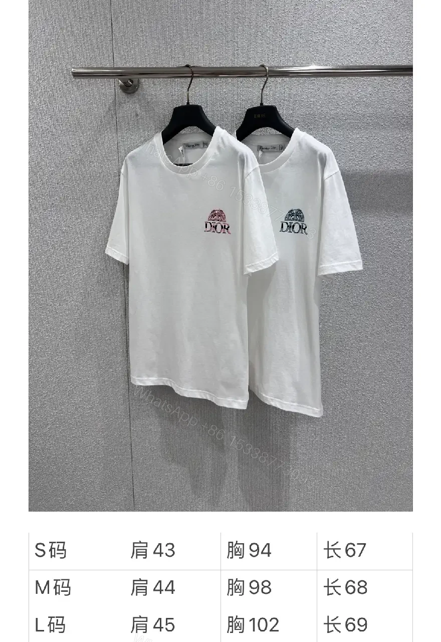 View 10 of Minimalist White Cotton Tee with Crest – Everyday Luxe T‐Shirt