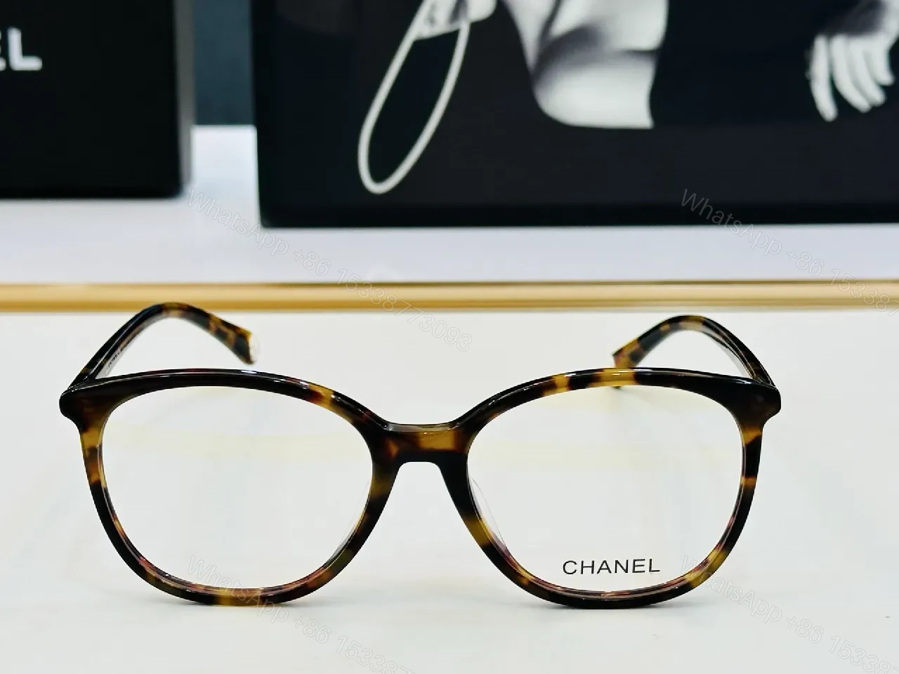 View 3 of Black Acetate Round-Rect Frames with Luxe Comfort Lenses