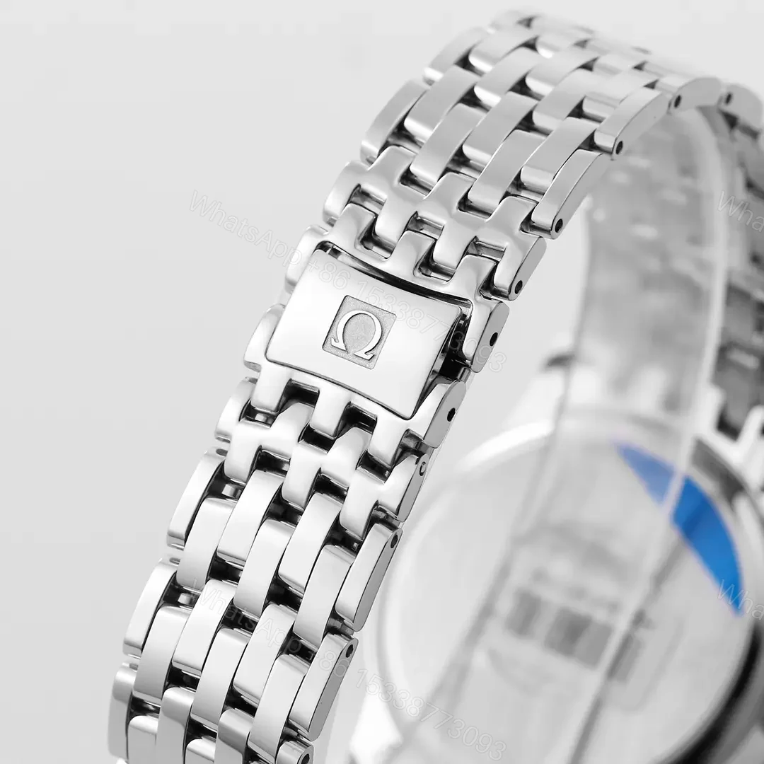 View 8 of Omega DeVille Prestige Black Dial Stainless Steel Bracelet Watch 39.5mm
