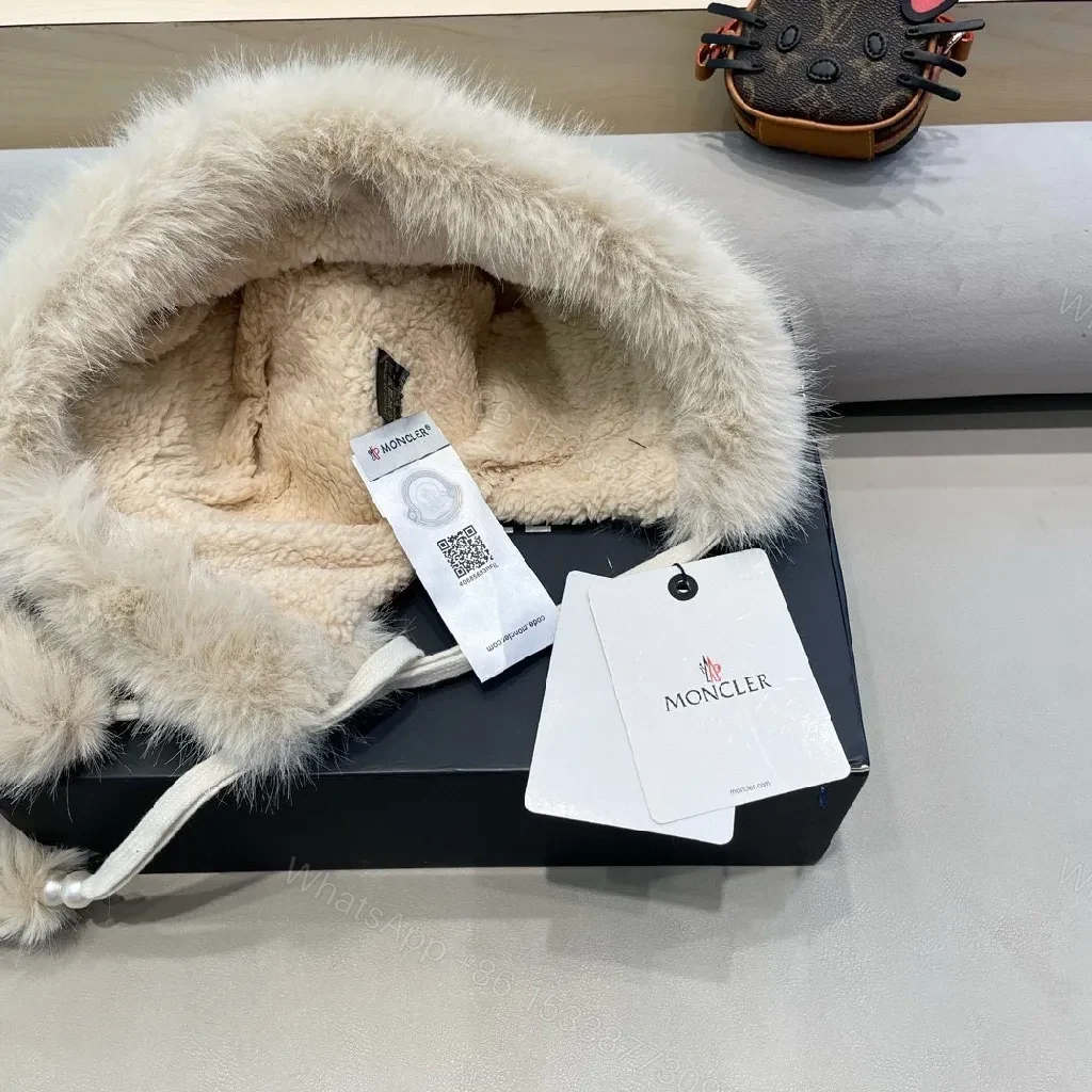 View 3 of Cozy Knit with Faux Fur Trim Winter Hat: Luxe Warmth