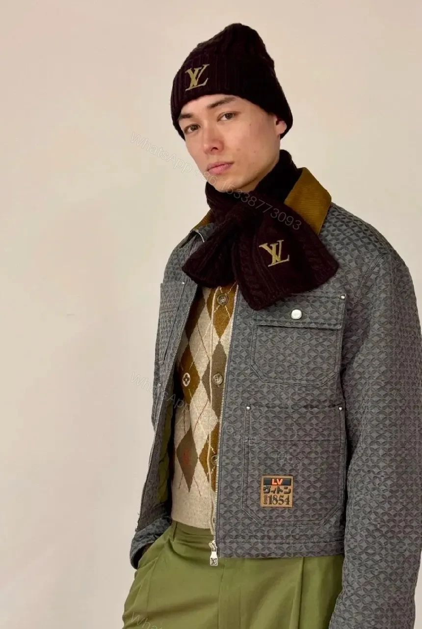 View 5 of Textured Knit Set – Cozy Luxury Winter Scarf & Beanie