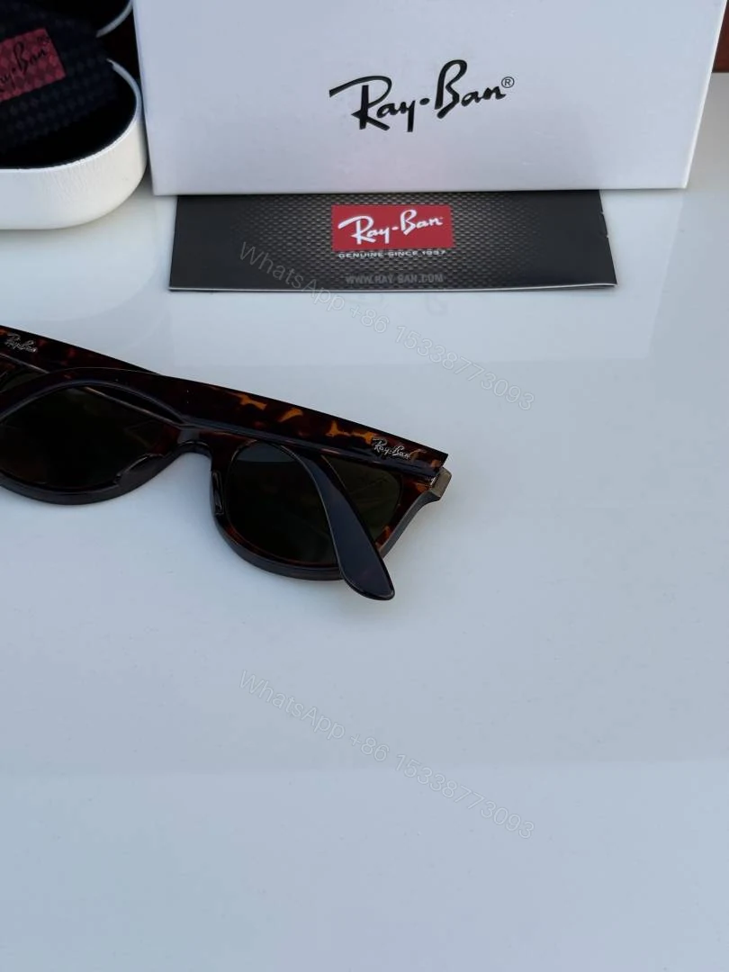 View 4 of Ray Ban First Copy 2140 Wayfarer Tiger Green Men’s Sunglasses
